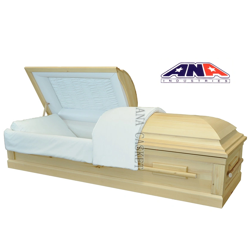 Soild Maple American Style Jewish Wooden Casket