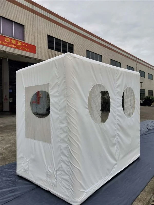 Customized Disinfection Inflatable Sealed Tunnel Tent for Alcohol & UV Disinfectant