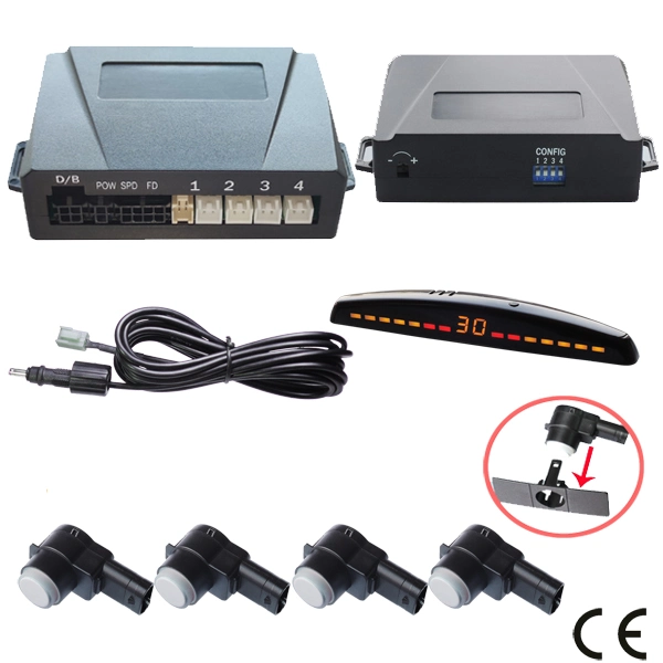 Aftermarke Inch LED Display Car Rear Reverse Parking Sensor Fitted