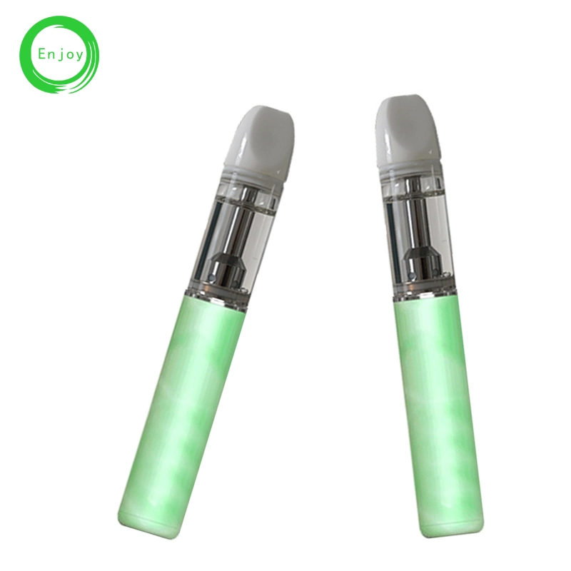 1ml 2ml Easy Fill Slim E CIG Gold cerámica desechable Calentamiento Delta Oil HHC VAPE Pen