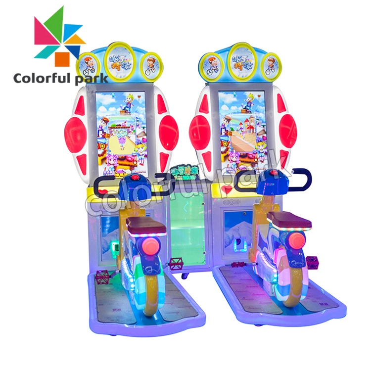 Parent-Child Riding Bike Video Simulation Kids Riding Arcade Game Machine