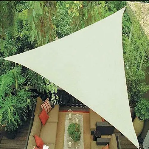 Waterproof Sun Shade Sail Canopy Net for Patio Yard Swimming Pool 98% UV Block Cover Outdoor Rectangle