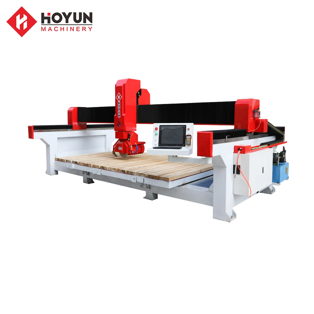 Hoyun Bridg 5 AXI Saw4axis 5axis CNC Stone Kitchen Router Máquina