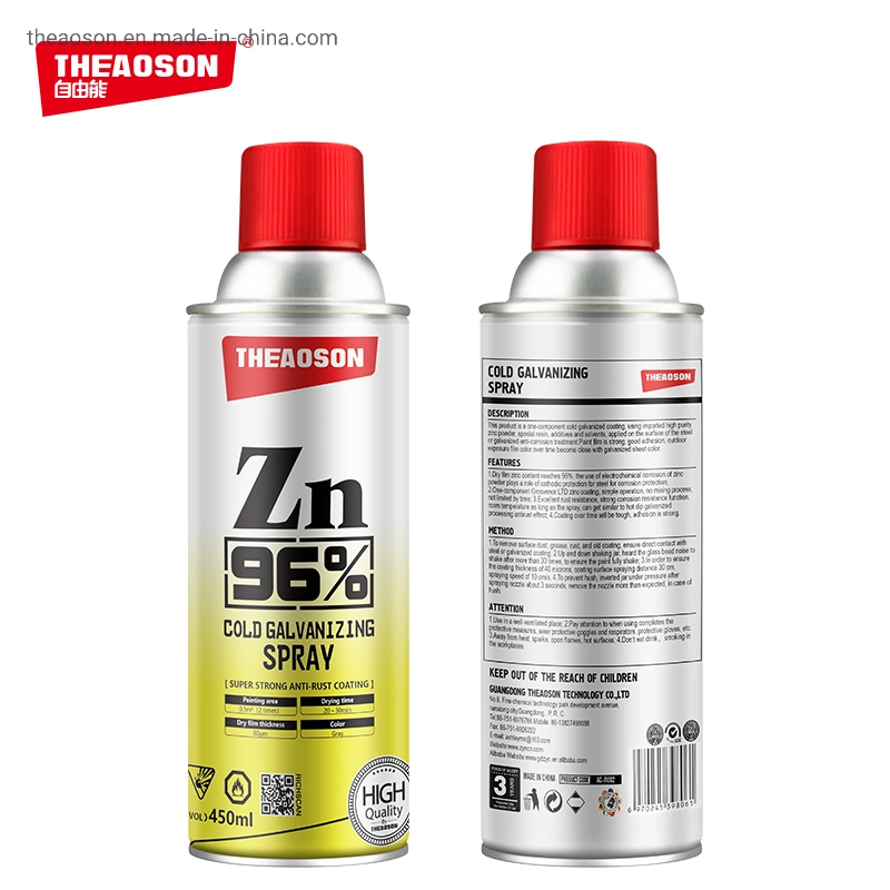 Theaoson Cold Galvanizing Spray High Zinc