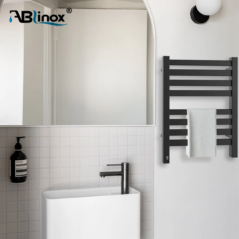 ABINOX OEM Fabricante Diseño flexible moderno sin contaminación Plating Electrotérmico inoxidable Accesorios de baño para toallas de acero