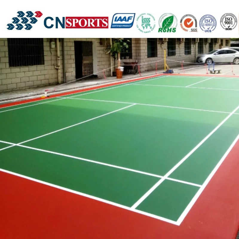 Safe and Comfort Sport Floor for Tennis Court Coating