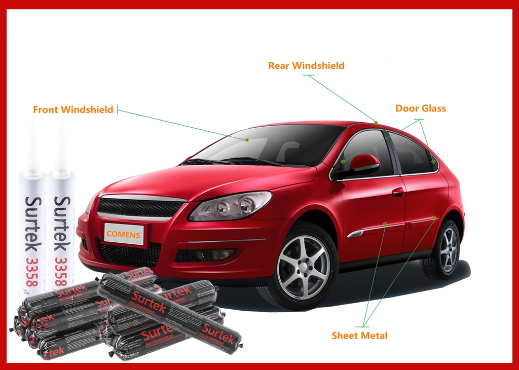 Commonly Used Polyurethane (Surtek 3358) for Windscreen/Windshield Fixing and Replacement