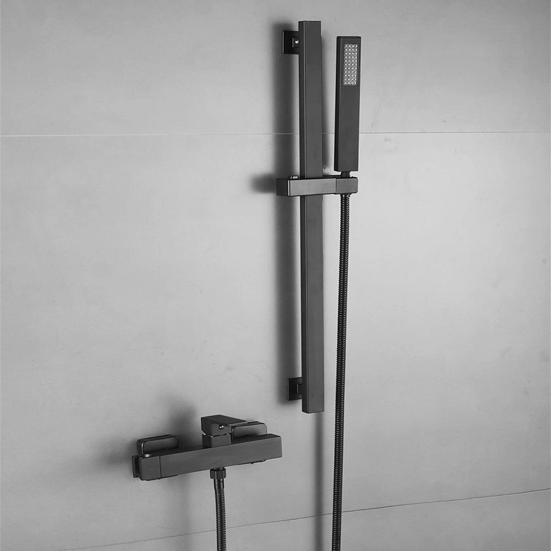 Salle de bains douche mélangeur laiton Noir Shattaf bidet ensemble