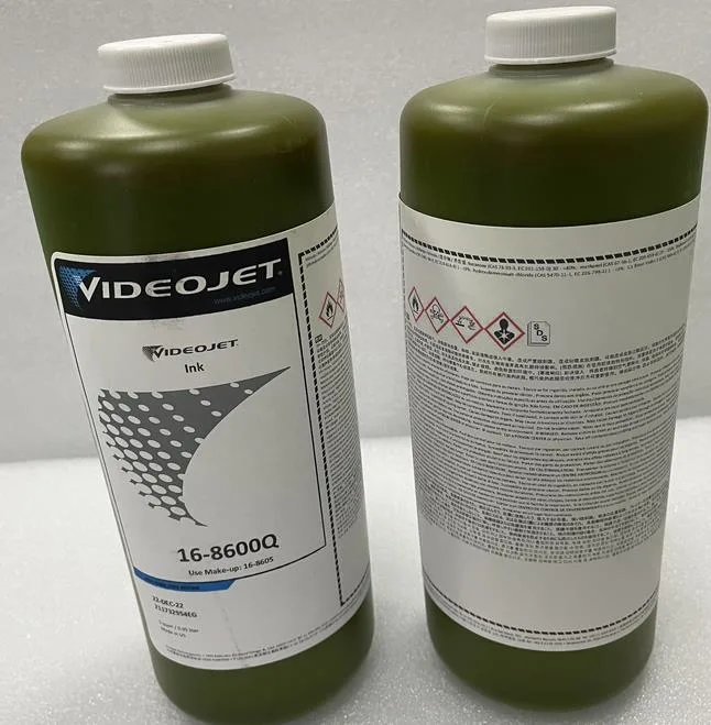 Videojet Ink Black to Blue for Small Character Printer 16-8600q Ink 1000ml with MSDS