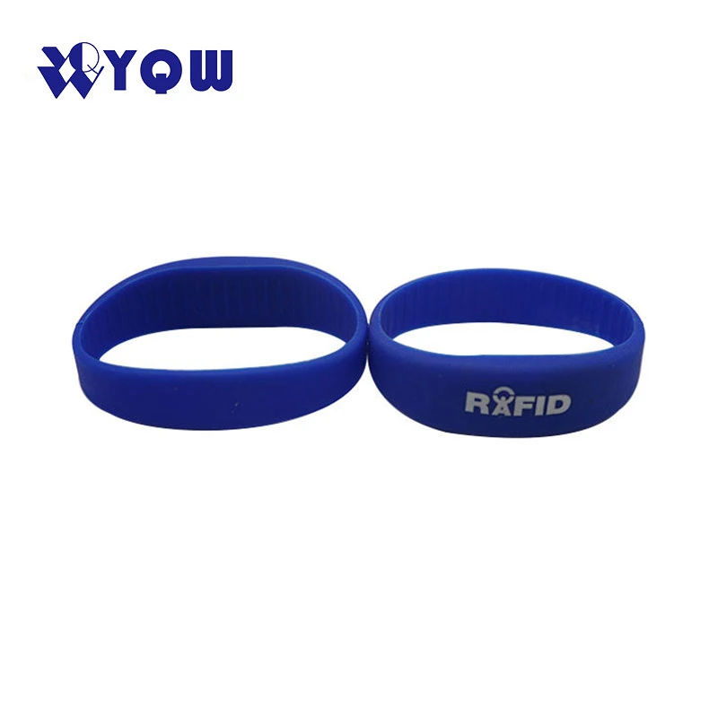 13,56MHz Pulsera desechable fina plástico PVC RFID muñequera