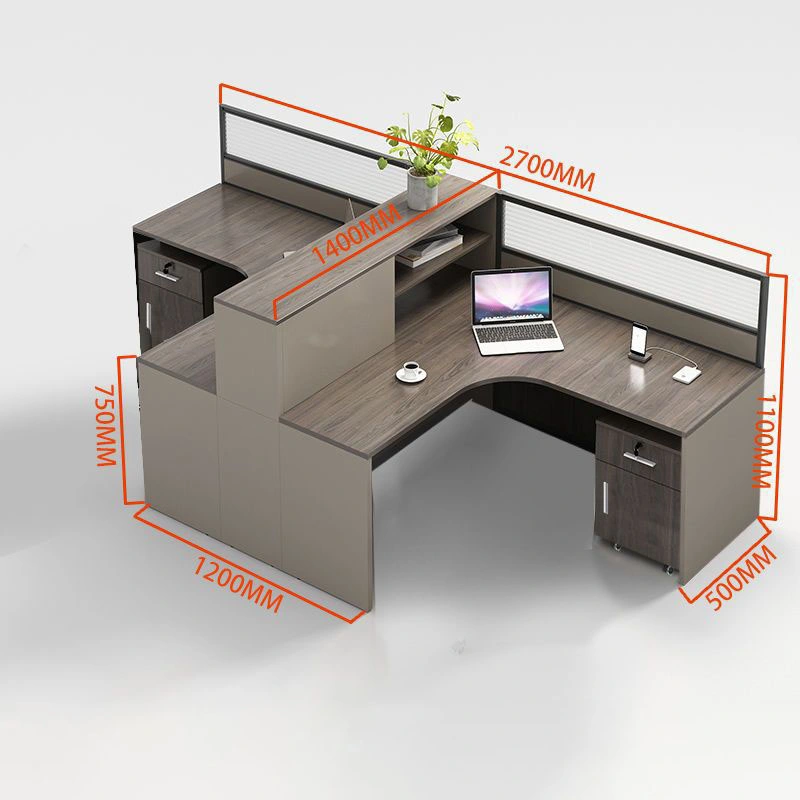 Simple and Modern Staff Desk Wood Furniture