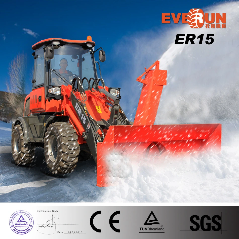 Mini Wheel Loader Er15 Snow Blower with EPA/CE Engine for Sale