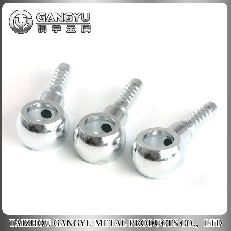 High quality/High cost performance  Yellow Zinc Plated Carbon Steel Hydraulic Pump Parts Oil Hose Banjo Fitting