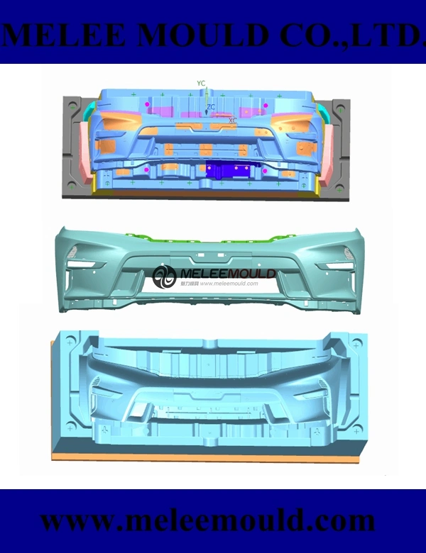 Melee Car Bumper Plastic Injection Mould/Moulding