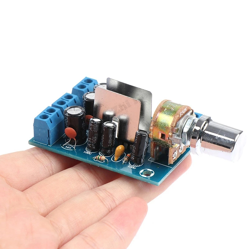 Mini Tea2025b Audio Verstärker Board 2,0 Kanal 3W+3W mit Lautstärke Steuerung Stereo Sound Modul für PC Laptop Lautsprecher