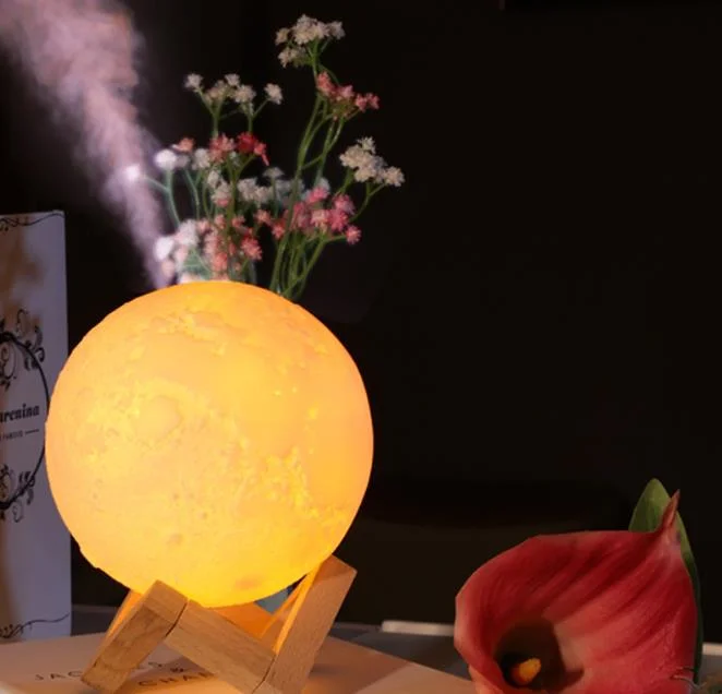 Wholesale/Supplier Decor Moon Shape Lamp Diffuser Humidifier for Home Use