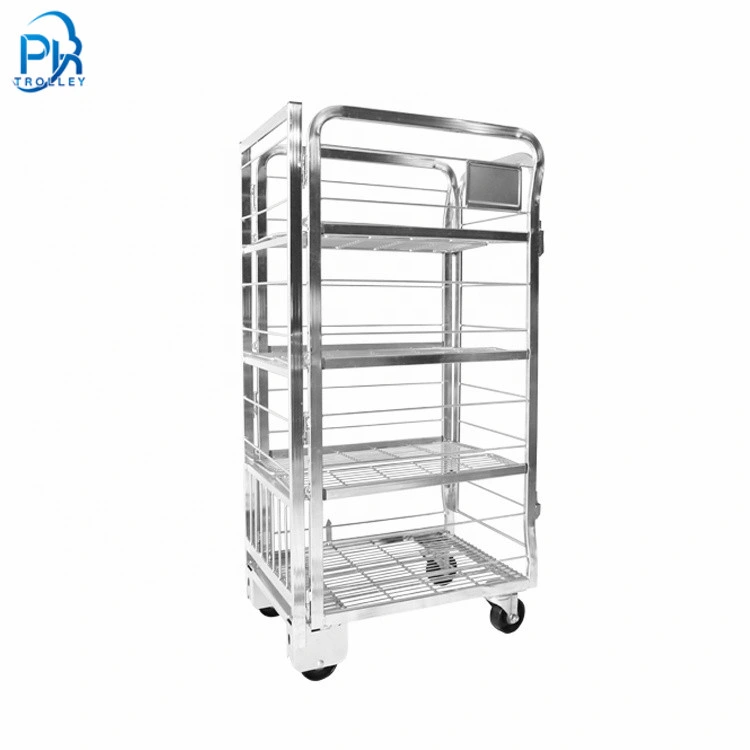 Warehouse Storage Wire Cage Logistics Trolley