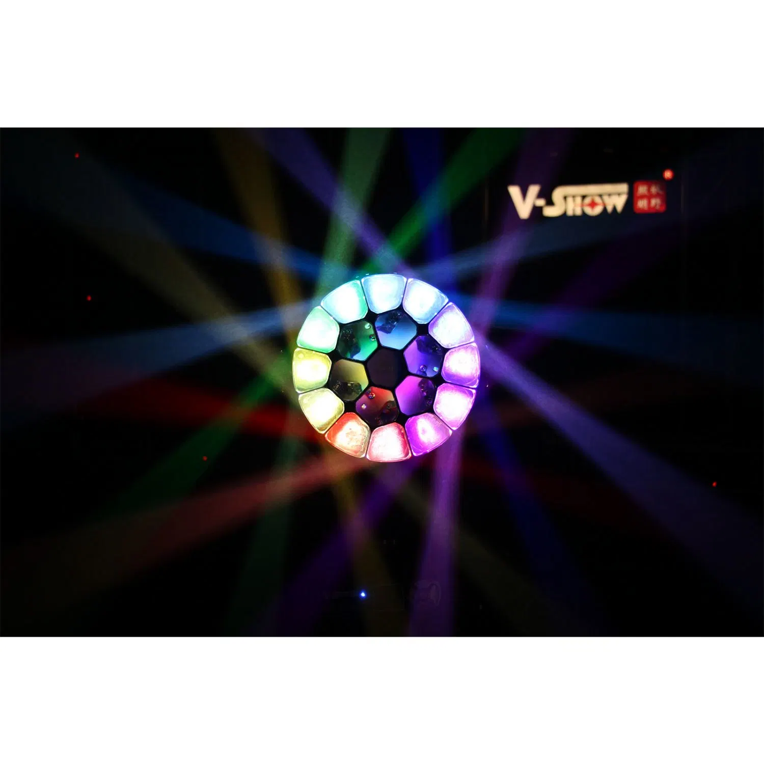 V-Show 19*15W Equipo de iluminación de escenario profesional para DJ Light