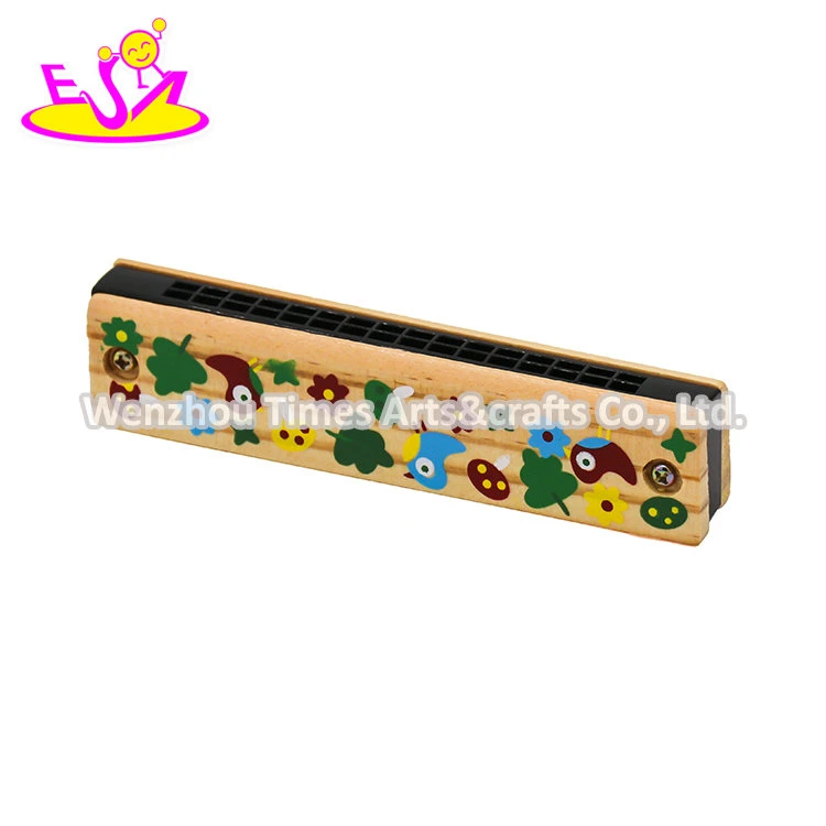 2022 Atacado instrumento Musical de Madeira Educacional Harmonica Toy para Crianças W07e019