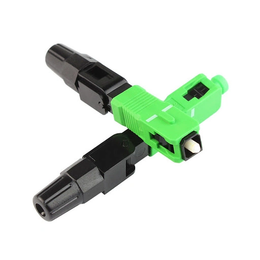 Optic Fiber Fast Connector Sc Upc/APC Single Mode Double Line Slot Field Assembly Quick Connector