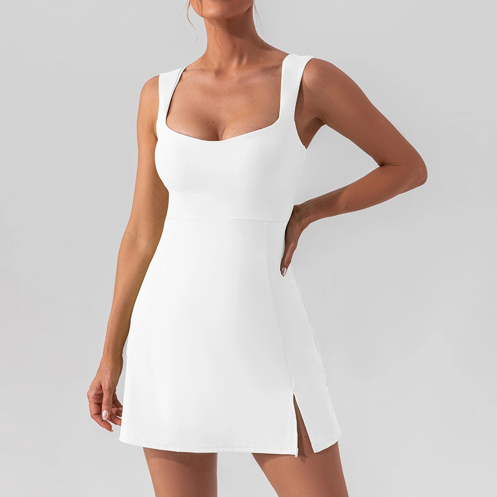 Seamless Gym Wear Yoga Sports Tennis Skirt Dress Golf Dress Skirt for Women