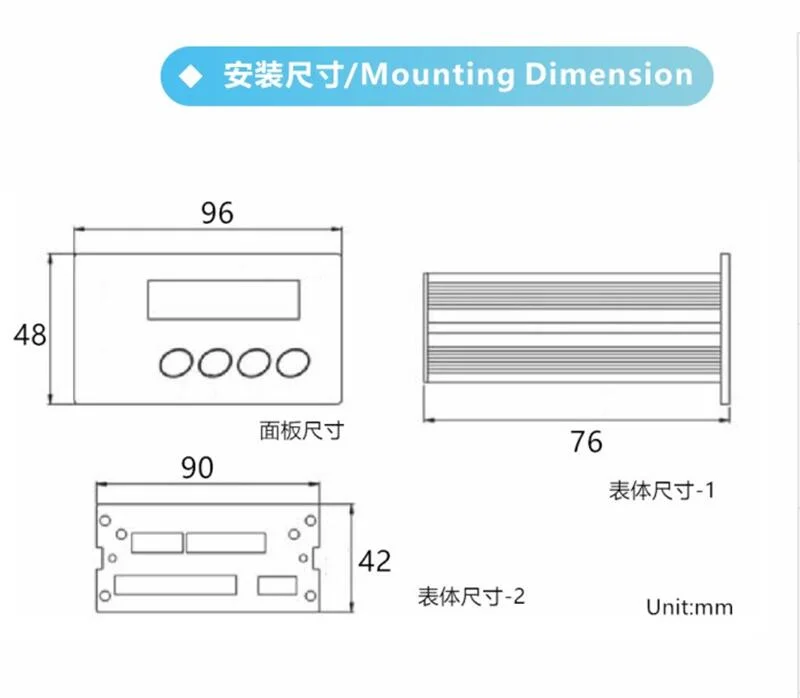 Digital Weight Scale Indicator and Weight Controller Indicator (B094C)