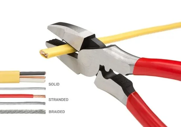 9"ماكينات أصلية عالية الرفع من قبل مصنعي المعدات الأصلية (OEM) من شركة Linesman's Combination Pliers for Basic Home Repair