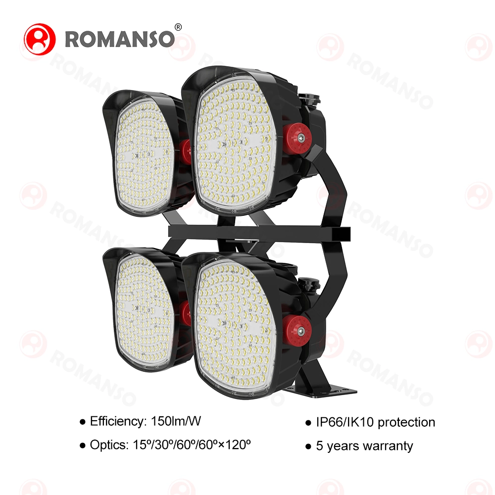 Romanso Open Air 1000W LED Stadium Field Outdoor Lighting 600 Watts