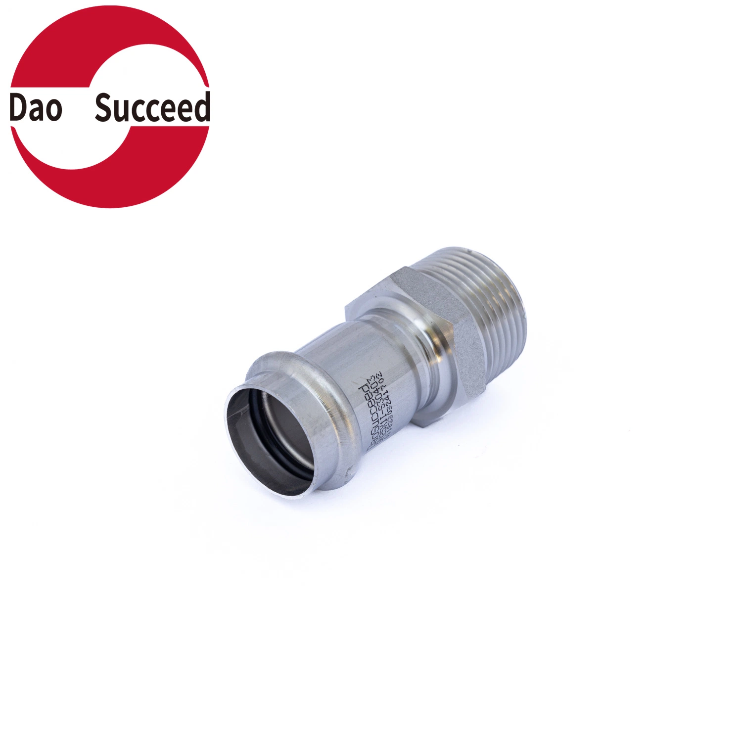 Wholesale SUS304/316L V Profile Stainless Steel Pipe Fitting Male Adapter