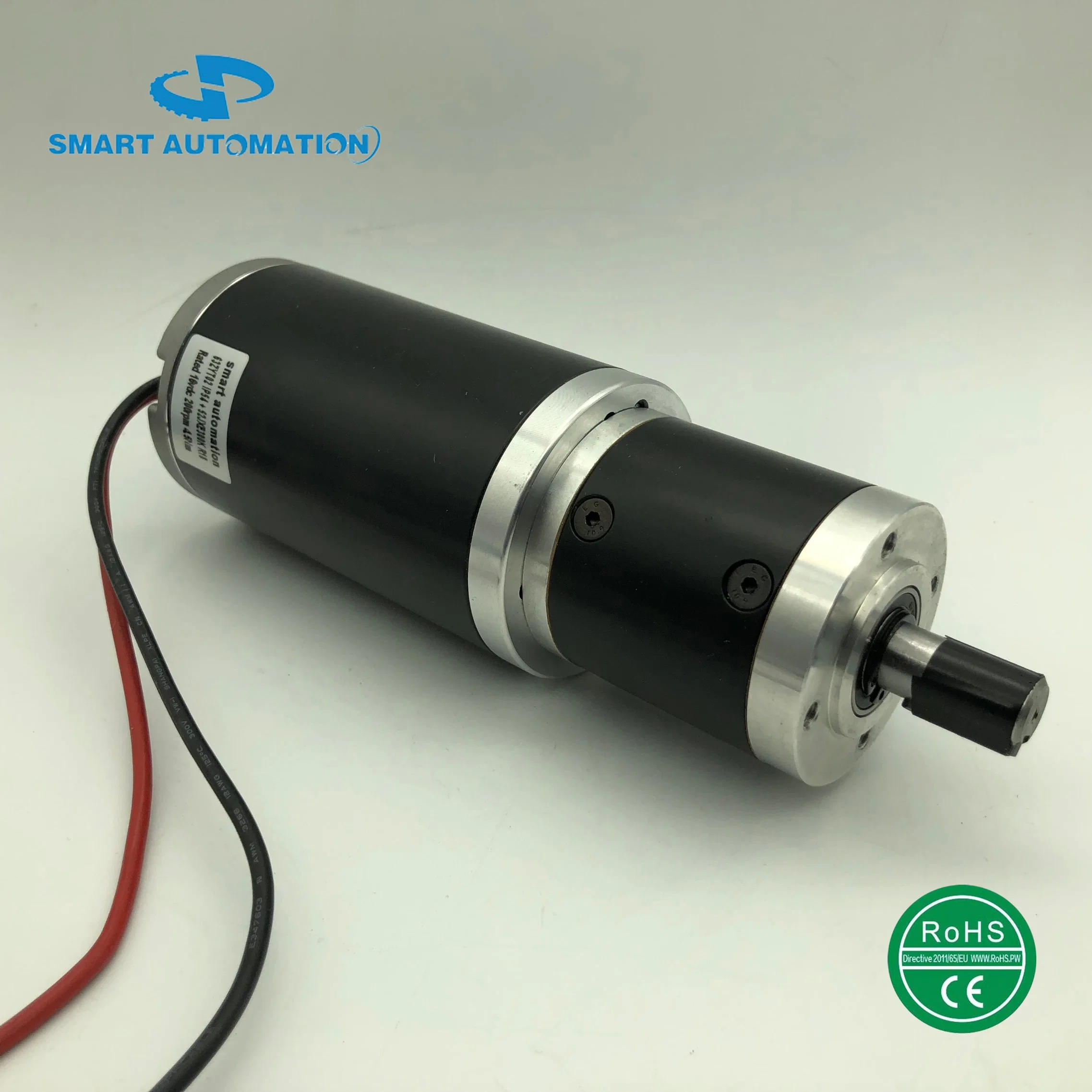 63mm 12V 24V 36V 40V 48V to 230V High Torque Permanent Magnet Brush DC Motor 12 24 36 48 Volt 50W 100W 150W 200W Electric Pm Brushed Dunker Pittman Gear Motor