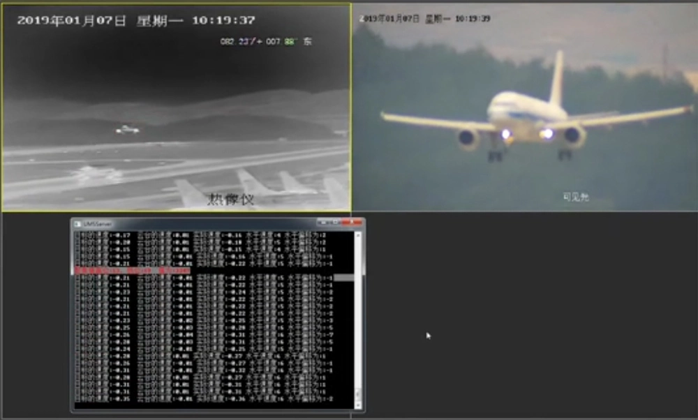 4 em 1 localização automática vigilância aérea de elevada precisão Mwir Câmara térmica refrigerada com LRF