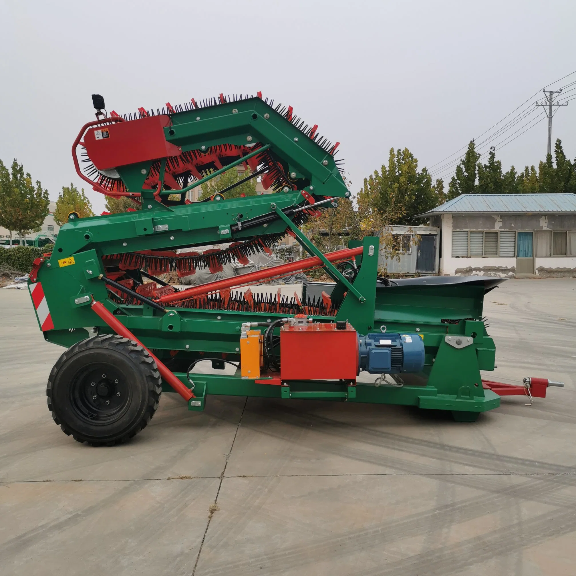 Powerful Walking Tractor Accessories Farm Loading Tool Additional Cleaning Feature Potato Store Loader