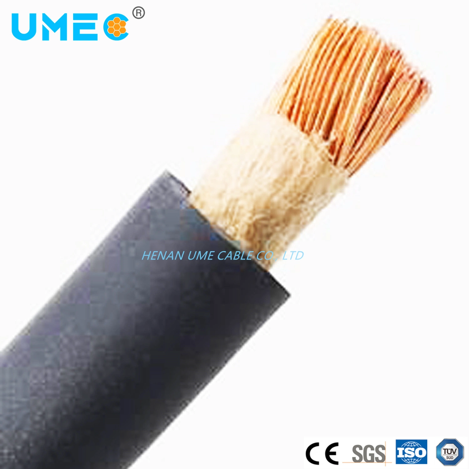 IEC60245 Natural Rubber Neoprene Rubber Sheath Welding Cable Wire 200V Earth Cable Wire