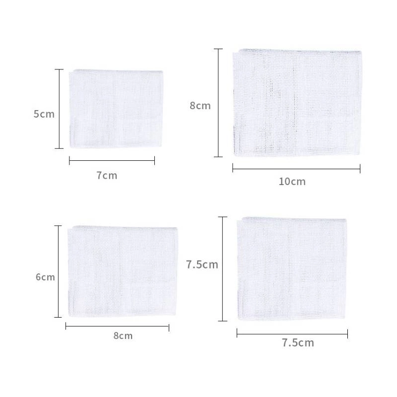 Ticare Neuverpackung nicht sterile medizinische Gaze Tupfer 3X3 4X4 5X5