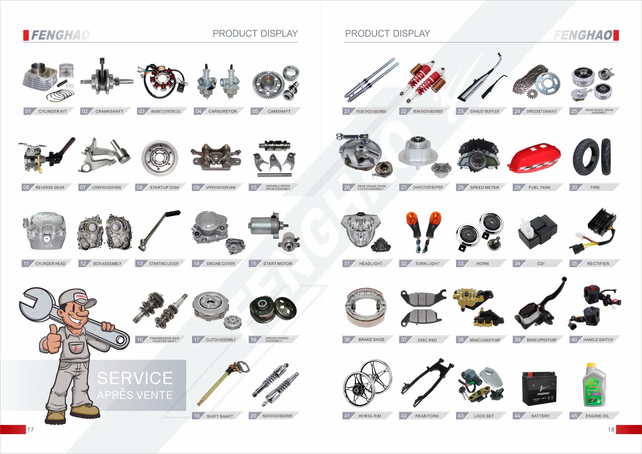 Peças sobresselentes para motociclos Hot Sale Faróis faróis Suzuki GS125/AX100/Tx200