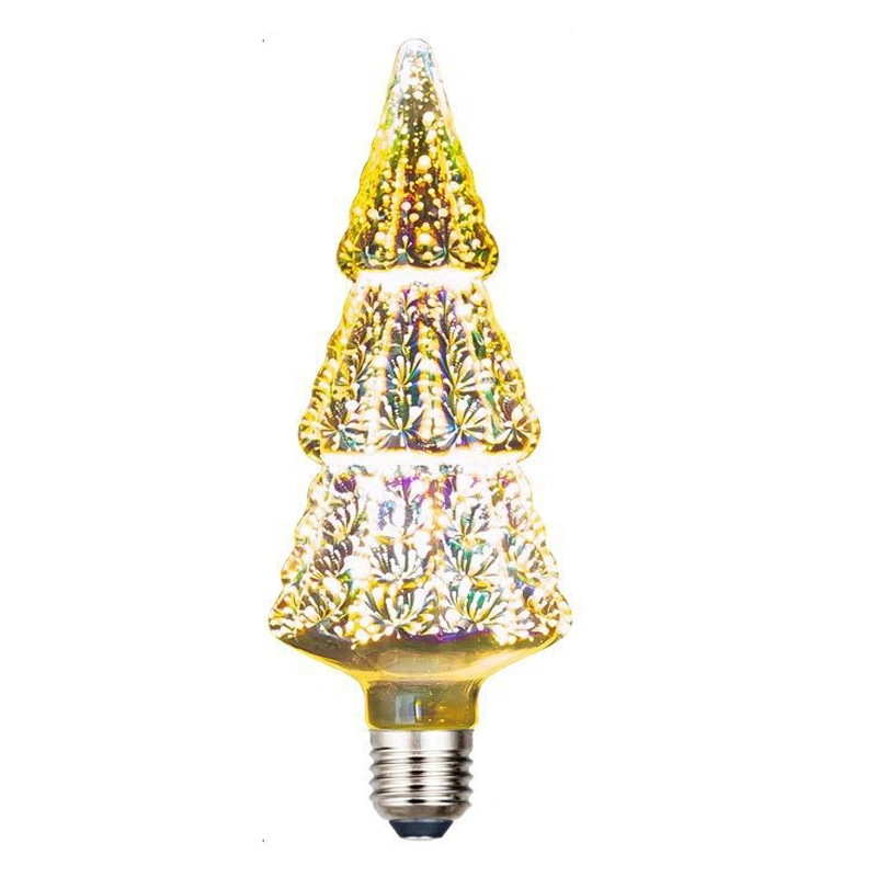 Árbol de Navidad 3D lámpara de filamentos LED lámpara decorativa Luz de vacaciones 2W 4W 6W 8W