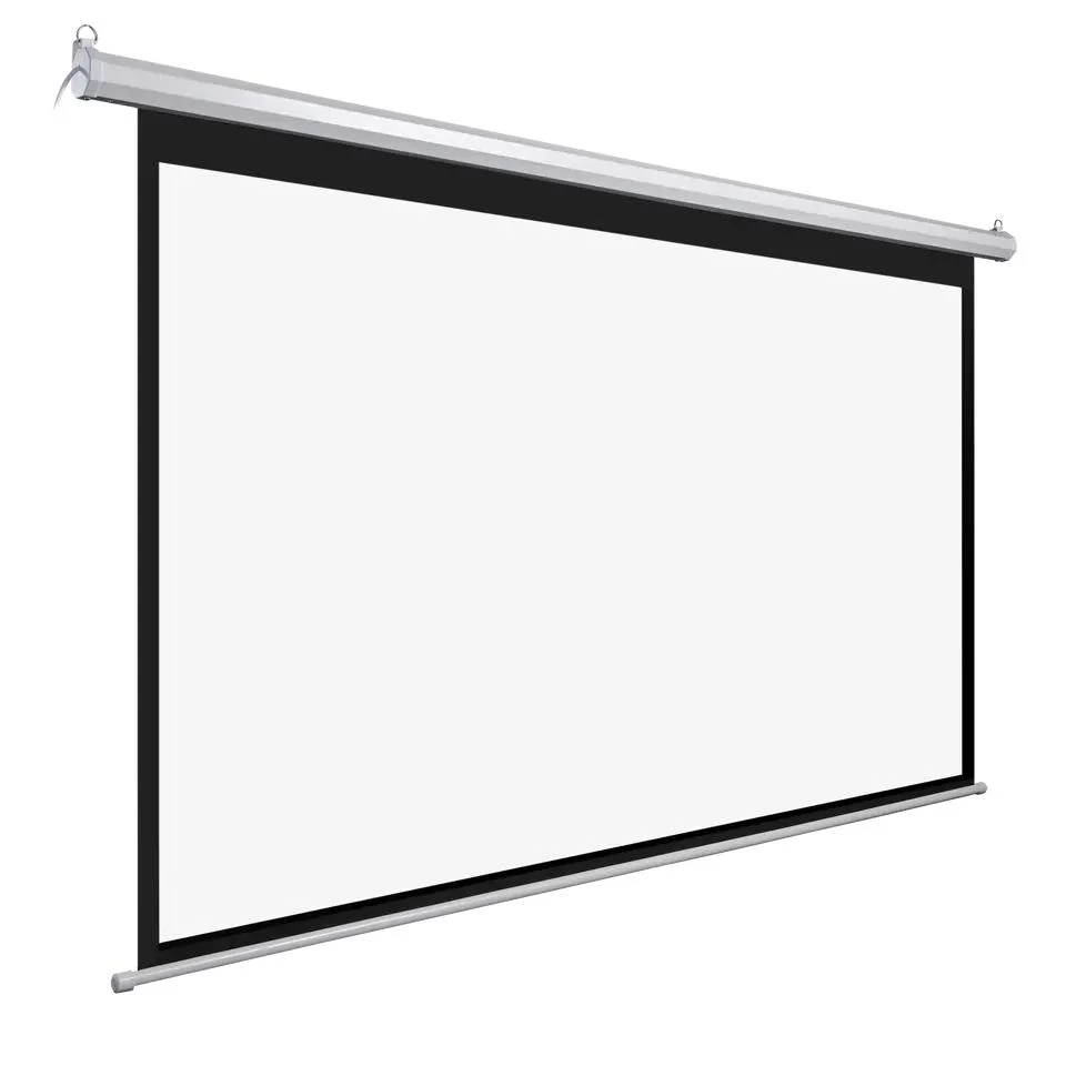 120 Inch 4: 3 Electric Projection Screen Wall-Mounted Rolling