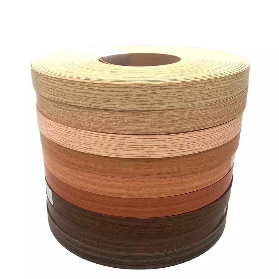 OEM PVC Edge Banding Surface Cabinets Strips Band Table Tops Office Furniture Decorative PVC Edge Banding