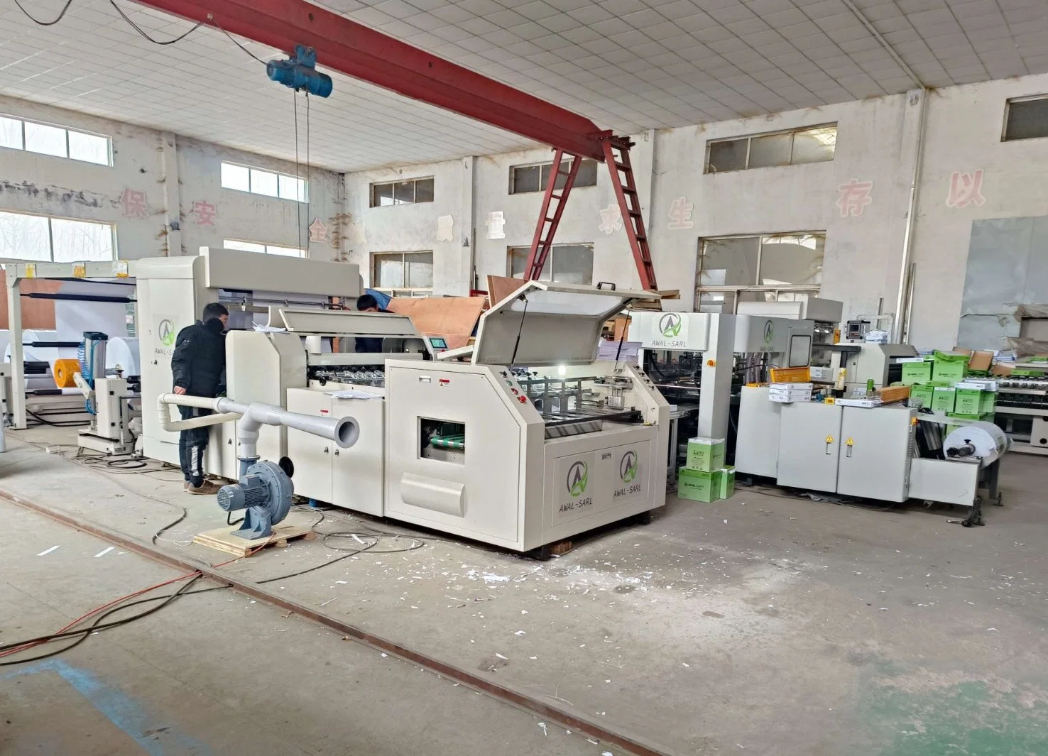 Preço de fábrica de papel de cópia A4 automática de corte e máquina de corte de papel da máquina de embalagem