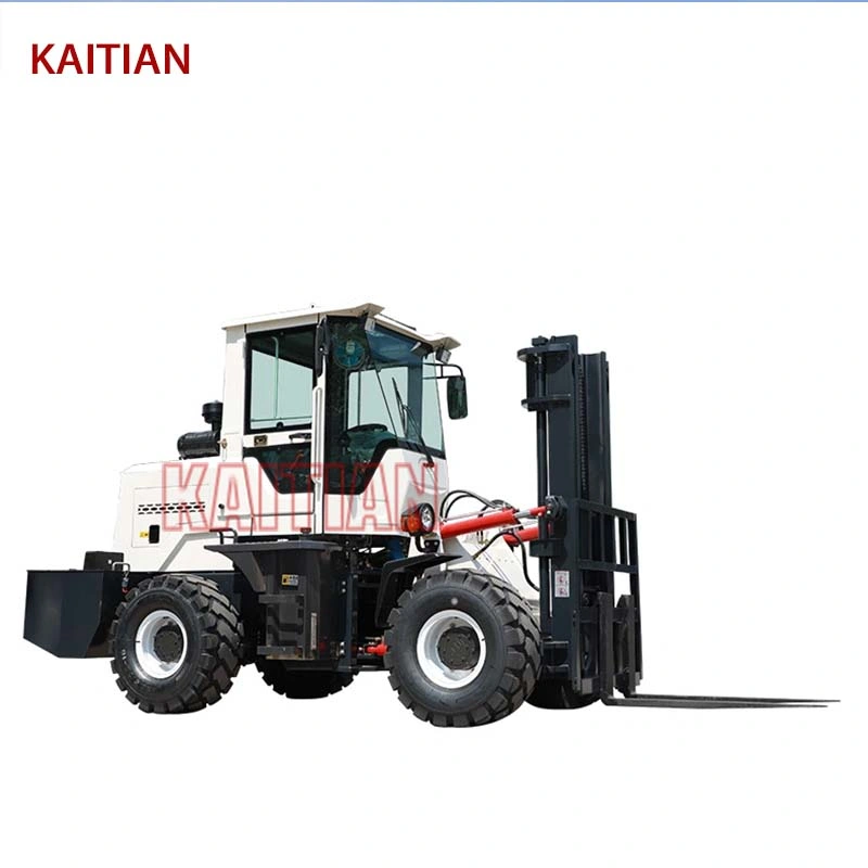 Kaitian Multifunctional New Rough Diesel off Road Forklift LG40f with Diesel Engine