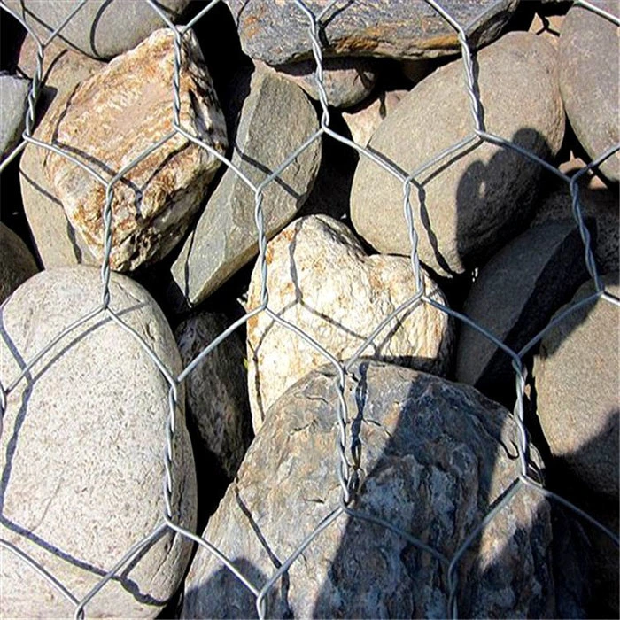 Gabions Rectangular Wire Boxes Construction on Sloped Areas Hexagonal Woven Gabion Box