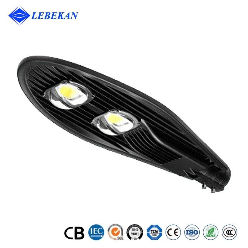 Outdoor AC100-305V LED IP66 luz de estrada 100W inundação comercial LED de 150 W Cobra Dusk para Dawn Street Barn Yard Light Iluminação pública de 200 W luminária