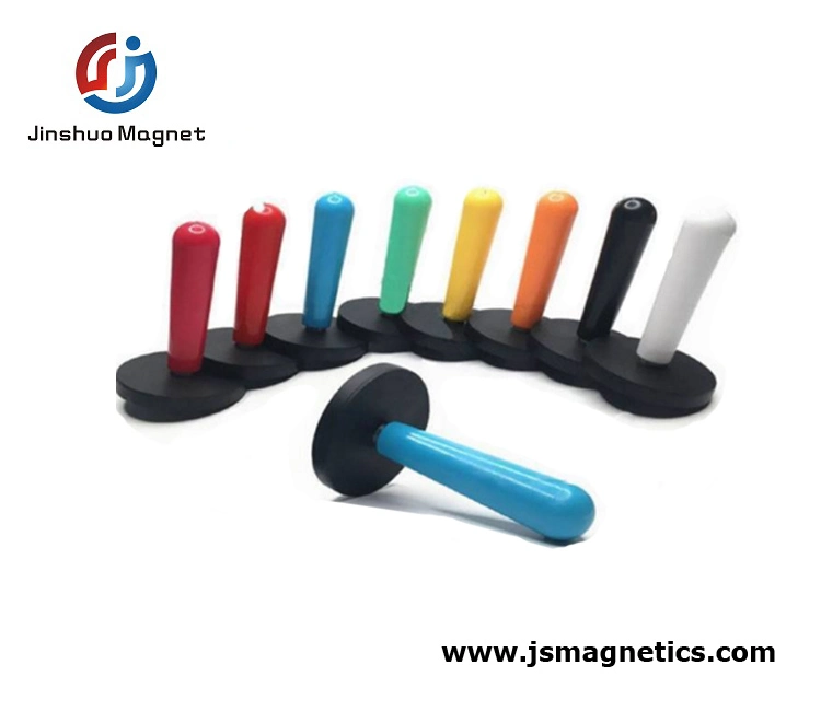 Gripper Magnet Rubber Coated Pot Magnet Handle Magnet Manufacturer