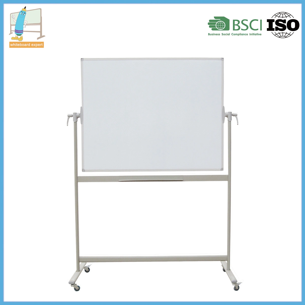 Stand Double Sided Portable Dry Erase Whiteboard Large Mobile Magnetic White Board