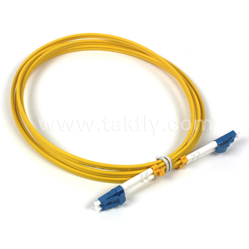 LC to LC Zipcord Singlemode (9/125) Duplex Fiber Optic Patchcord