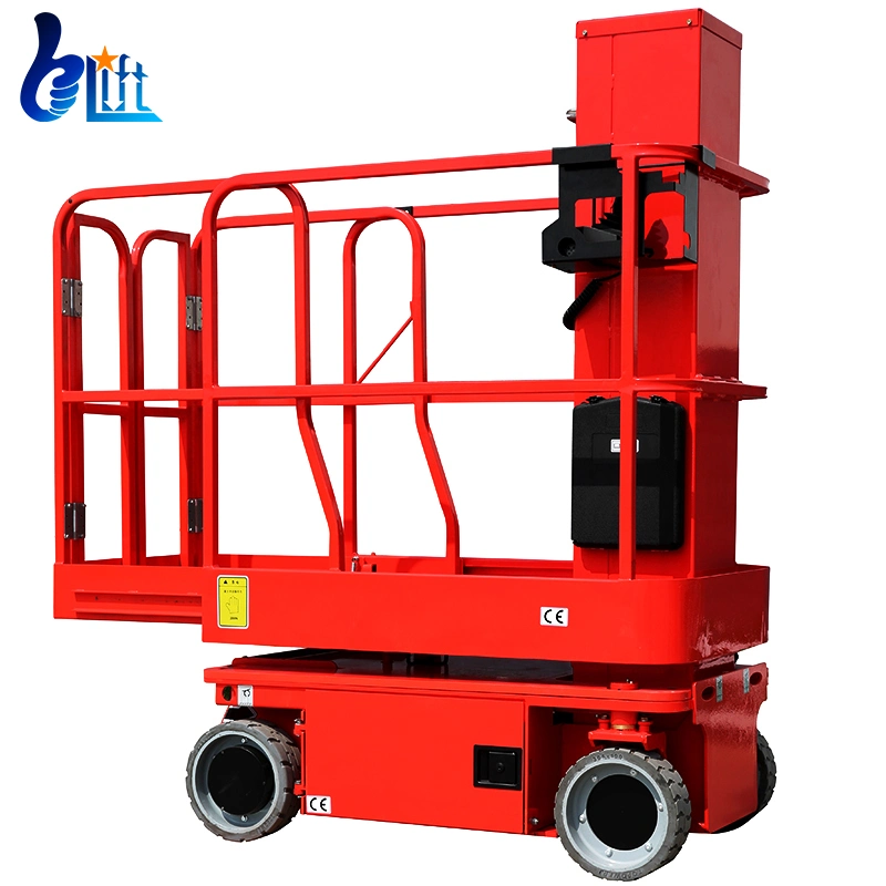 CE Approved Personal Crane Electric Aerial Vertical Mast Work Platform