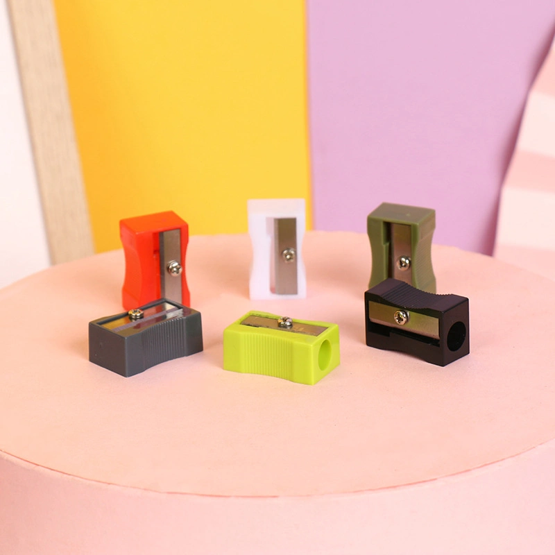 Rectangular Simple Pencil Sharpener School Supplies Pencil Sharpener Primary School Children's Stationery