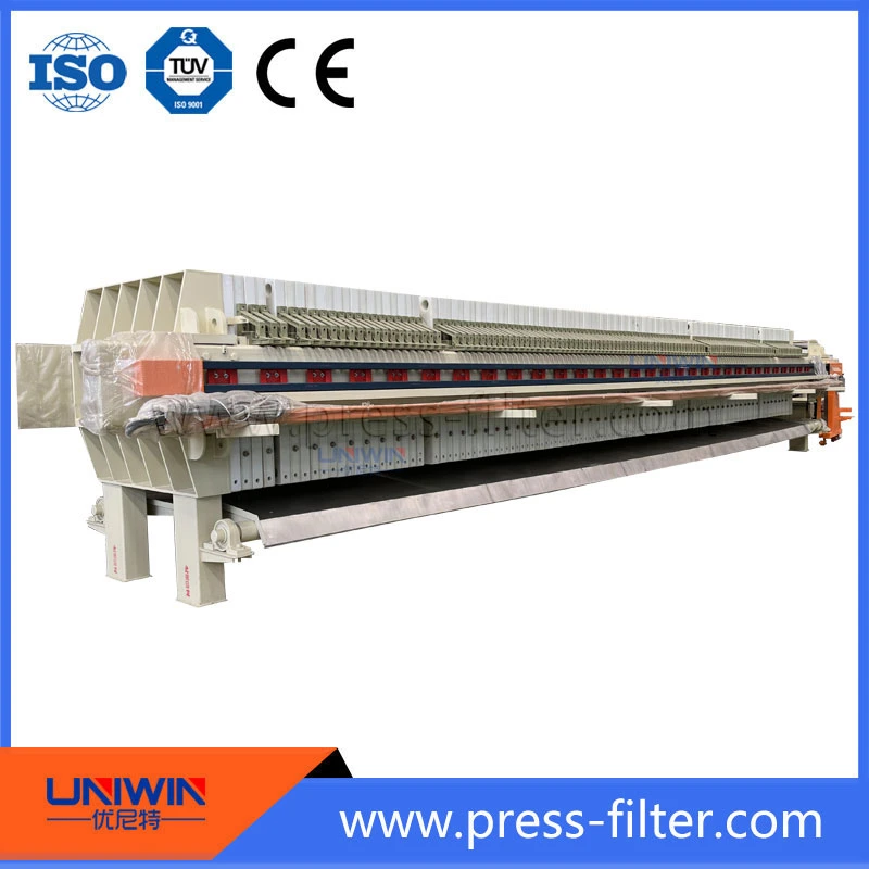 High Pressure Diaphragm Municipal Sewage Membrane Filter Press with Low Moisture