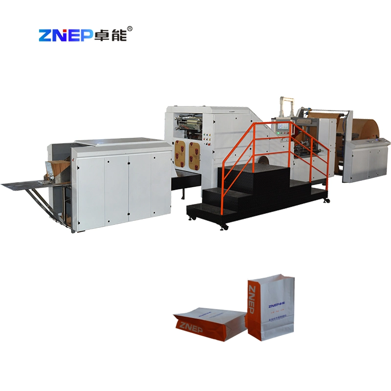 Sos Paper Bag Making Machine for Shopping and Flour Packaging