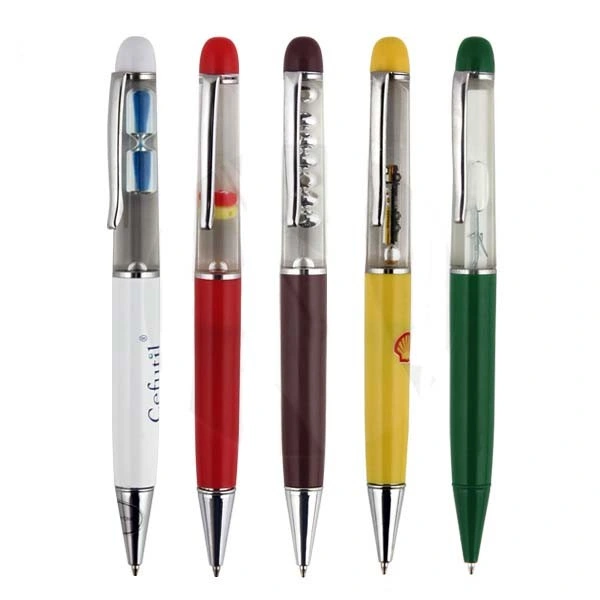 Custom Logo 3D Oil Floating Gifts Pen High quality/High cost performance Ball Point Pen Advertising Promotion Pen